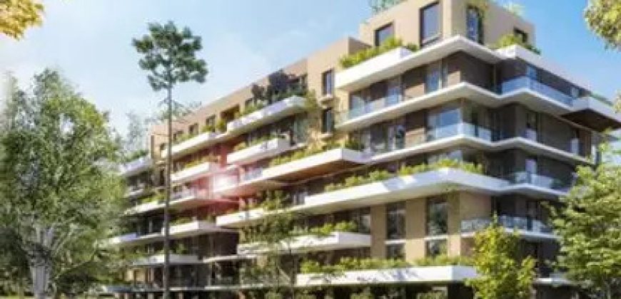 شقه بجنينه 55 متر للبيع بالتقسيط في IL BOSCO