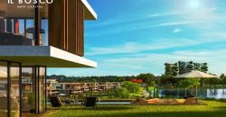 شقه بجنينه 55 متر للبيع بالتقسيط في IL BOSCO