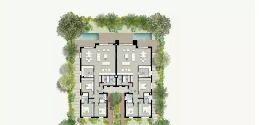 دور كامل 300م مع حديقة في زيد ايست التجمع الخامس