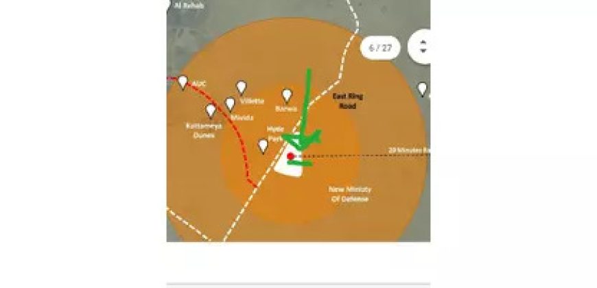 دور كامل 300م مع حديقة في زيد ايست التجمع الخامس