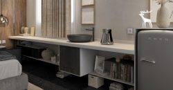 Own an beautiful apartment with open kitchen in Al Shorouk, wonderful view & price.