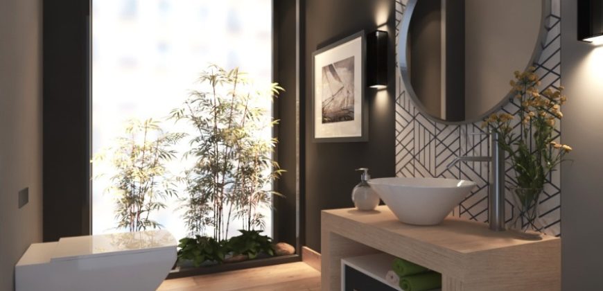 Own an beautiful apartment with open kitchen in Al Shorouk, wonderful view & price.