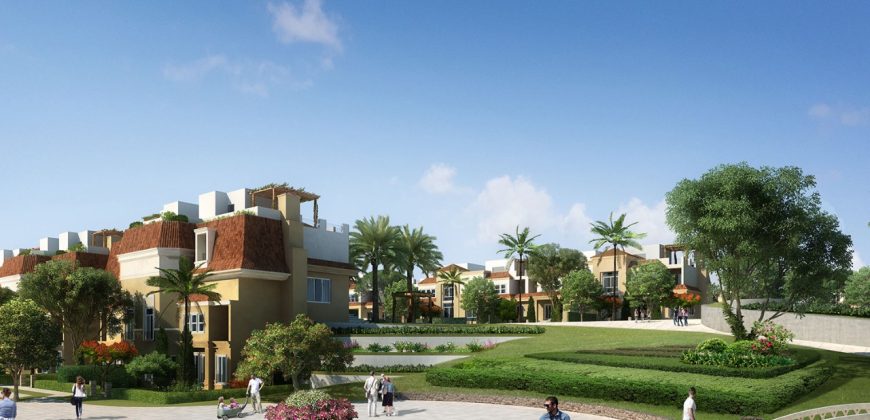 Excellent opportunity to own an apartment in Sarai, New Cairo with terraces & superb price.