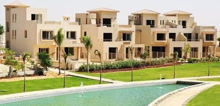 Fine apartment for sale at Palm Hills, New Cairo with garden and in installments.