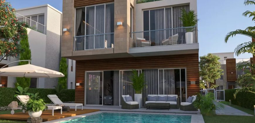 Own an twinhouse at Azzar, New Cairo, paying only 600k.