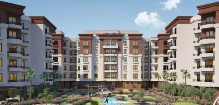 apartment for sale in New Cairo with cash discount and great view.