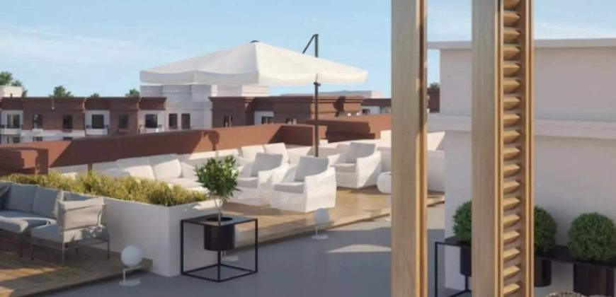 apartment for sale in New Cairo with cash discount and great view.