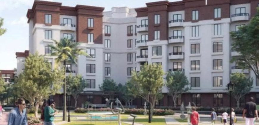 Apartment with garden for sale in New Cairo with 32% cash discount.