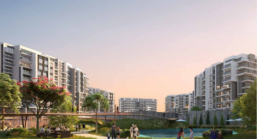 own an apartment with garden in Zed Towers, Sheikh Zayed with no down payment